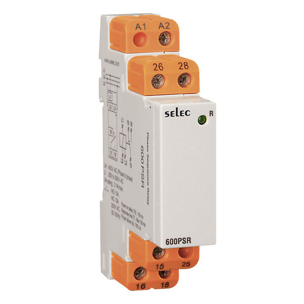Rơ le bảo vệ ngược pha và mất pha 600PSR-280 / 520